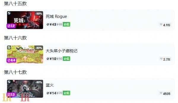 Steam今日史低游戏分享!10月16日史低佳作推荐