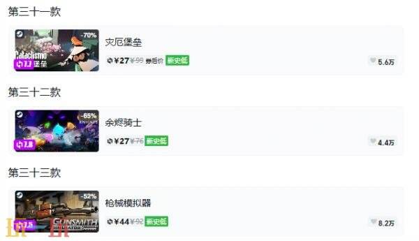 Steam今日史低游戏分享!10月16日史低佳作推荐