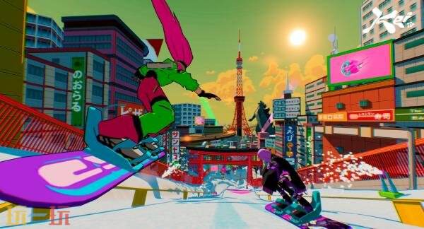 限滑雪板游戏《HYPERyuki: Snowboard Syndicate》试玩demo即将推出