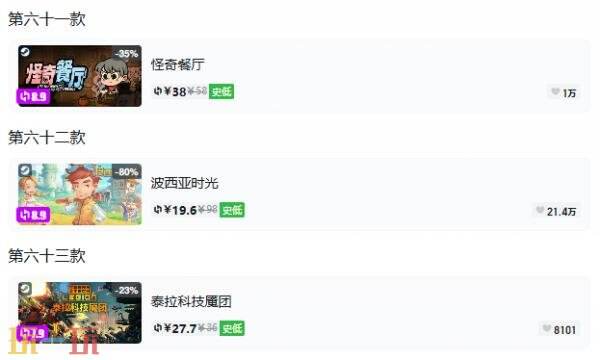 Steam今日史低游戏分享!10月19日史低佳作推荐