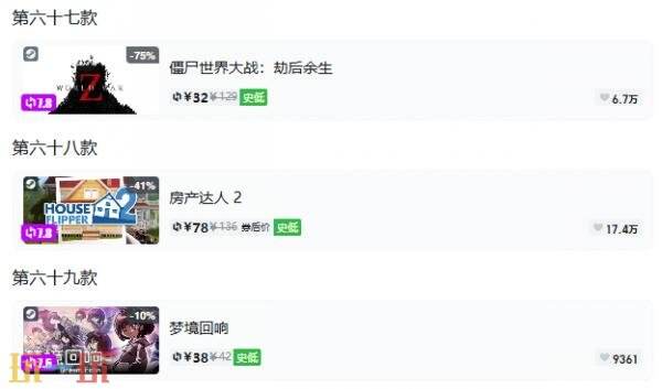 Steam今日史低游戏分享!10月19日史低佳作推荐