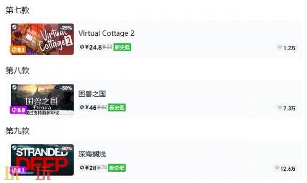 Steam今日史低游戏分享!10月19日史低佳作推荐