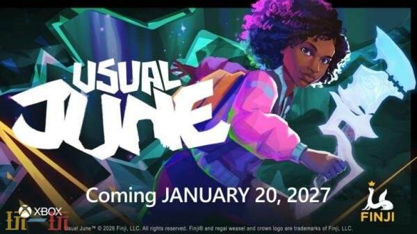 动作冒险游戏《Usual June》27年1月20日同步登陆Xbox平台