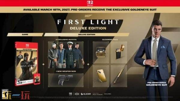 《007 初露锋芒》Switch2版本2027年3月18日发售!预购开启
