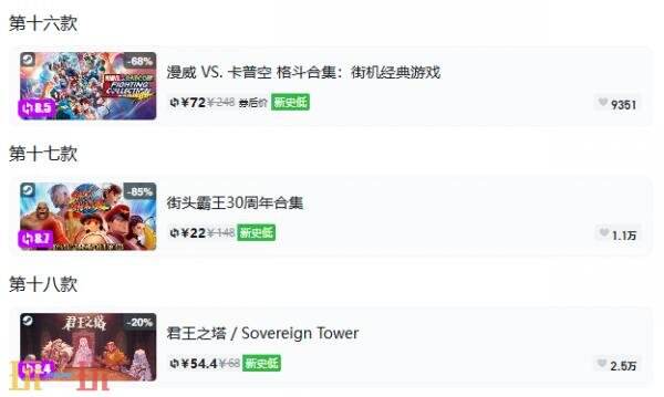 Steam今日史低游戏分享!10月20日史低佳作推荐