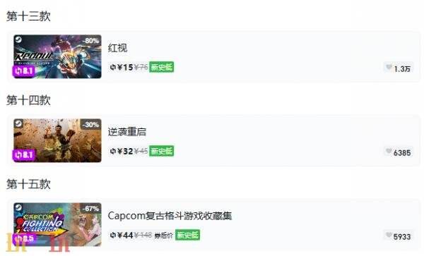 Steam今日史低游戏分享!10月20日史低佳作推荐