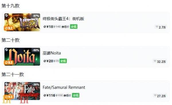 Steam今日史低游戏分享!10月20日史低佳作推荐