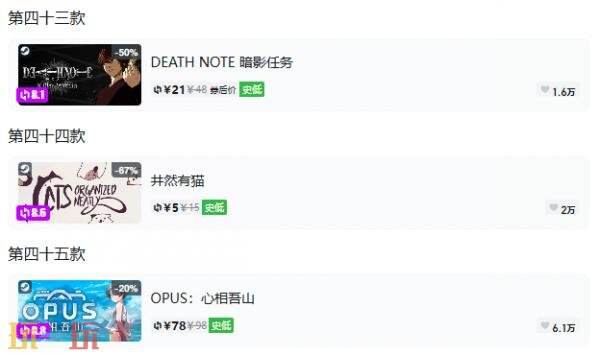Steam今日史低游戏分享!10月20日史低佳作推荐