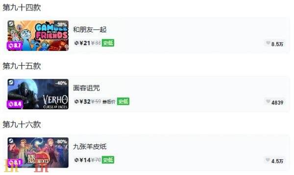 Steam今日史低游戏分享!10月20日史低佳作推荐
