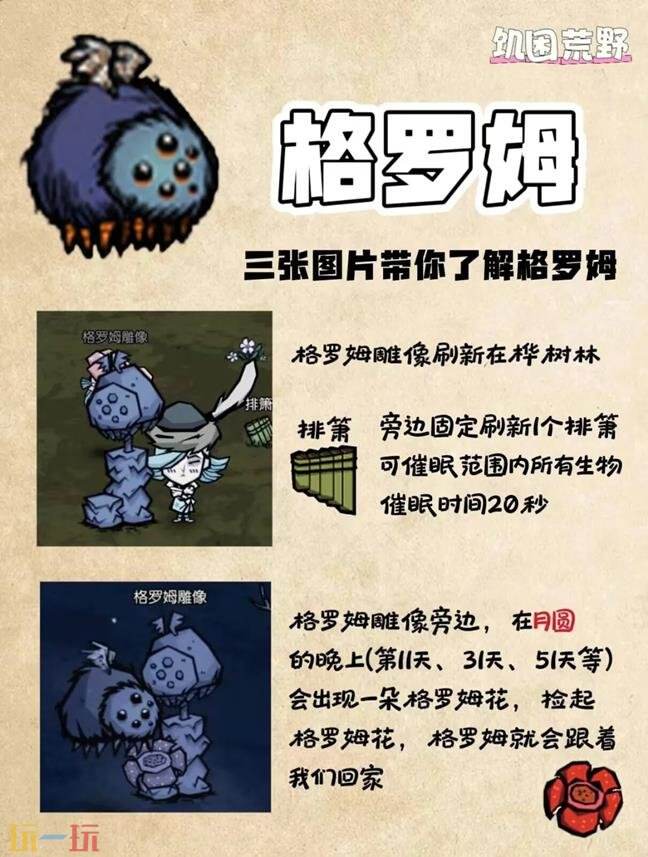饥困荒野什么是格罗姆 饥困荒野格罗姆粘液有什么用