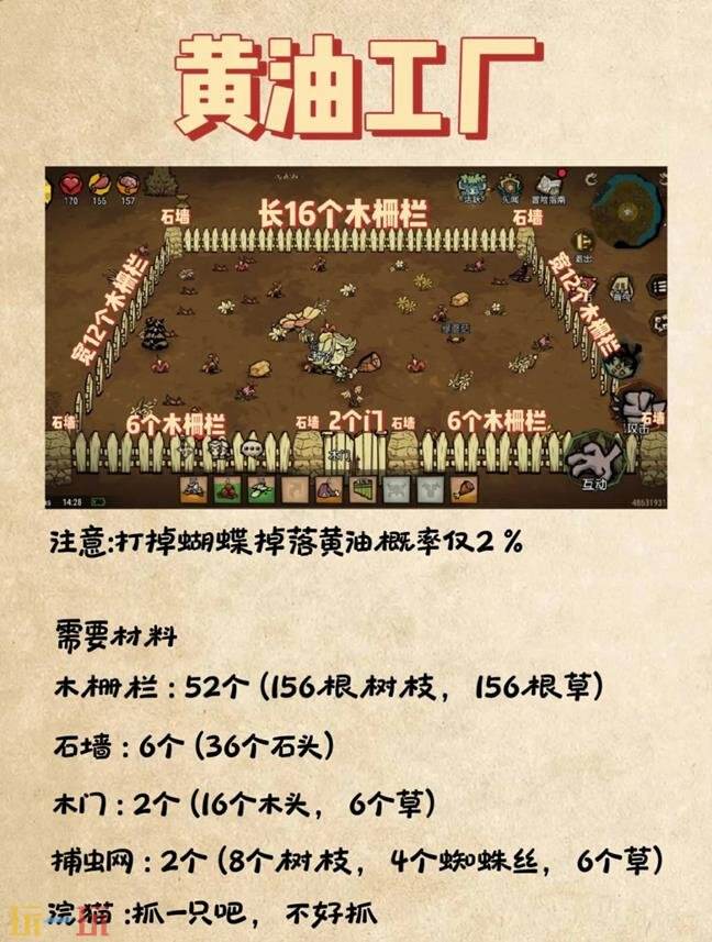 饥困荒野黄油工厂攻略 饥困荒野黄油工厂怎么建
