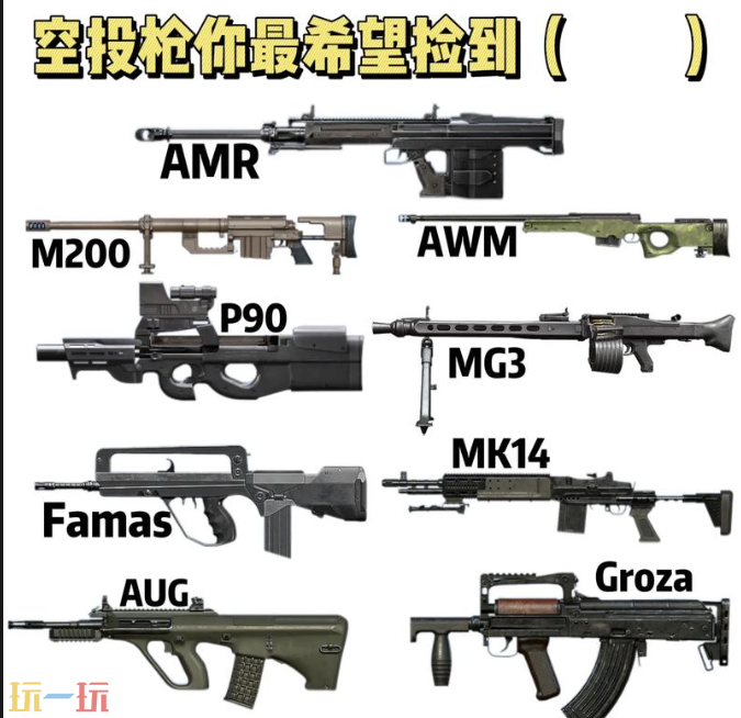 和平精英最新枪械杀伤力排名前十 和平精英最新枪械杀伤力排行榜