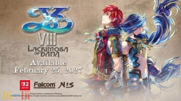 动作RPG《伊苏8:达娜的安魂曲》Switch2版将于2027年2月25日发售