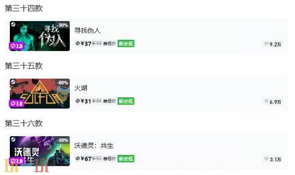 Steam今日史低游戏分享!10月21日史低佳作推荐