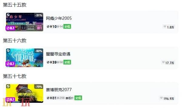 Steam今日史低游戏分享!10月22日史低佳作推荐