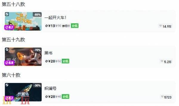 Steam今日史低游戏分享!10月22日史低佳作推荐