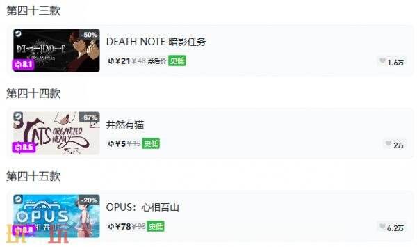 Steam今日史低游戏分享!10月22日史低佳作推荐