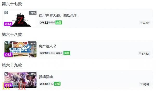 Steam今日史低游戏分享!10月22日史低佳作推荐