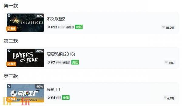 Steam今日史低游戏分享!10月22日史低佳作推荐
