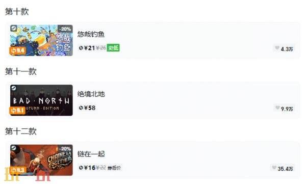Steam今日史低游戏分享！10月23日史低佳作推荐