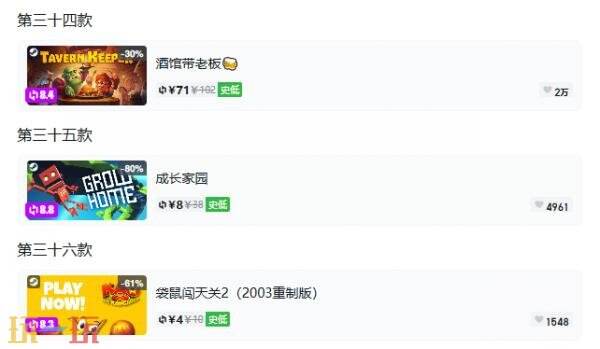 Steam今日史低游戏分享！10月23日史低佳作推荐