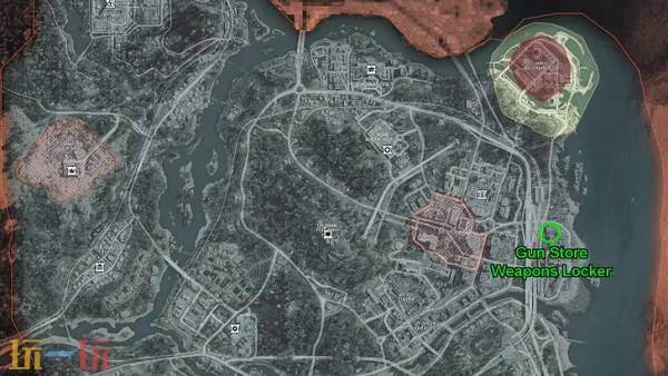 现代战争4 DMZ枪店武器柜钥匙 16/19/42级+清云村/松岛码头位置