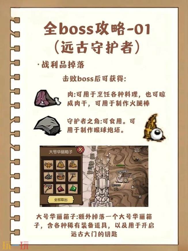 饥困荒野手游洞穴boss远古守护者战斗攻略 饥困荒野手游远古守护者怎么打