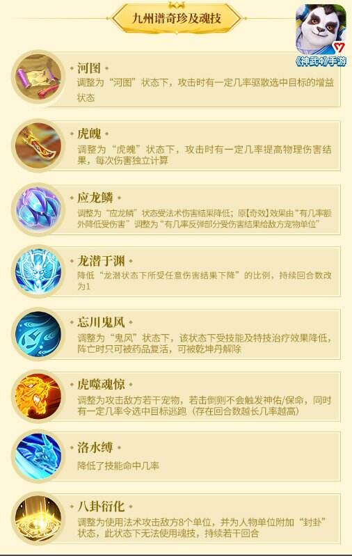 【图04：《神武4》手游 九州谱奇珍及魂技调整】.jpg